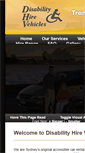 Mobile Screenshot of disabilitycarhire.com.au